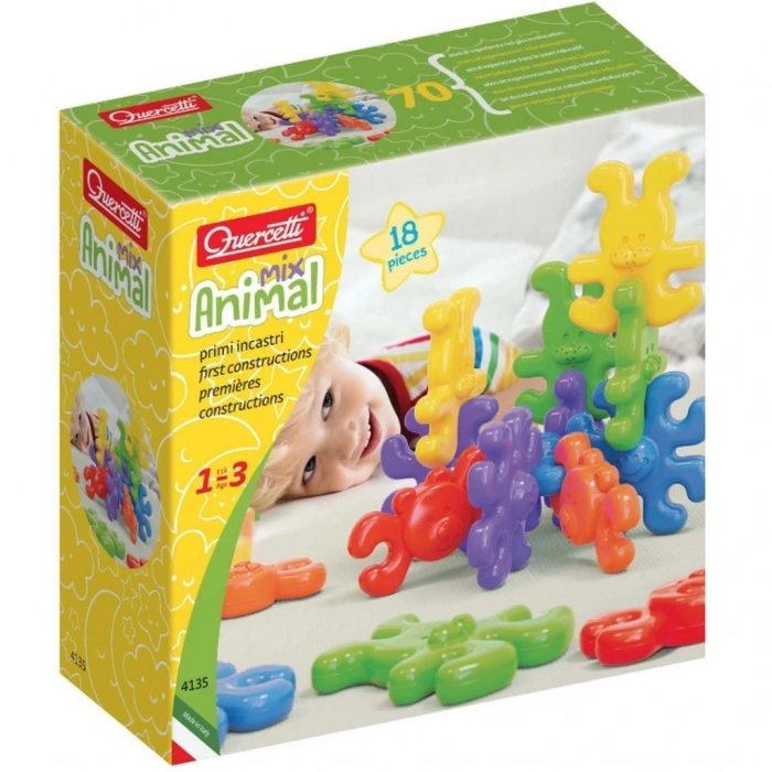 BFS Hayvan Şekilli Eğitici Yapım Oyunu 18 Parça