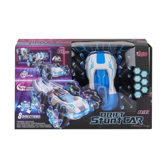 BFS   HG4-33 Kumandalı Müzikli Işıklı Drift Stuntu Akrobat Araba -Vardem