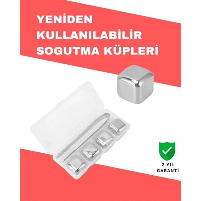 BFS Hızlı Soğutma Özellikli Paslanmaz Metal Buz Küpü Takımı