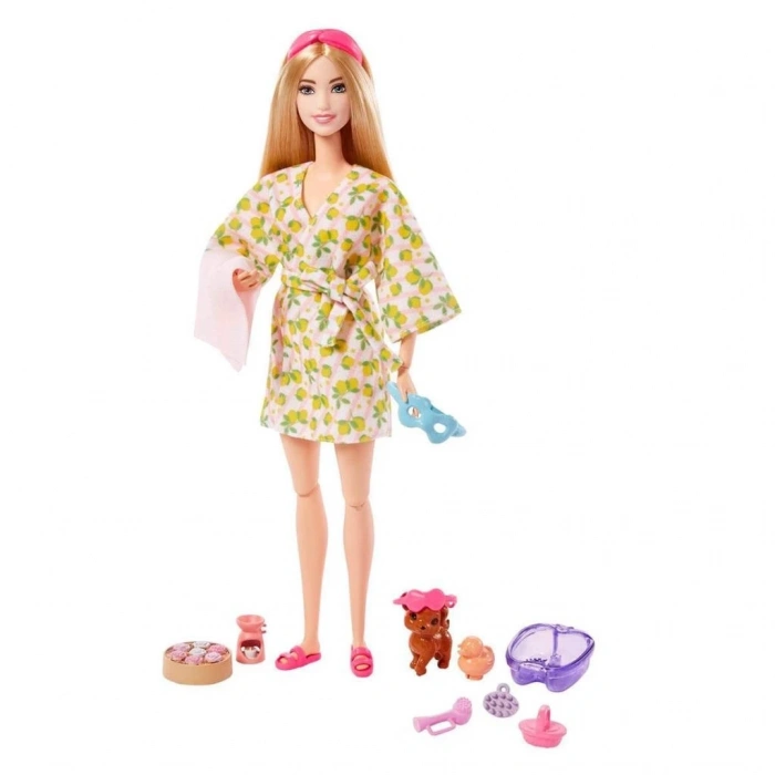 BFS   HKT90 Barbie Wellness - Spa Günü Sarışın Bebek