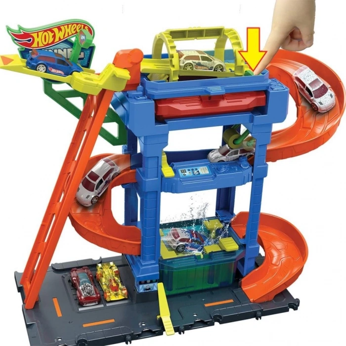 BFS   HTN80 Hot Wheels Oto Yıkama Oyun Seti
