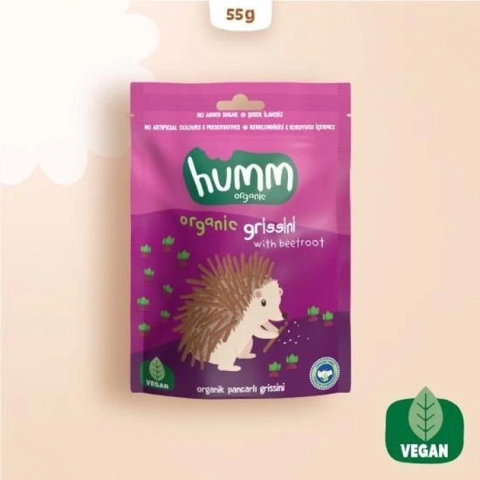 Mey İthalat® Organik Vegan Pancarlı Grissini 55 Gr