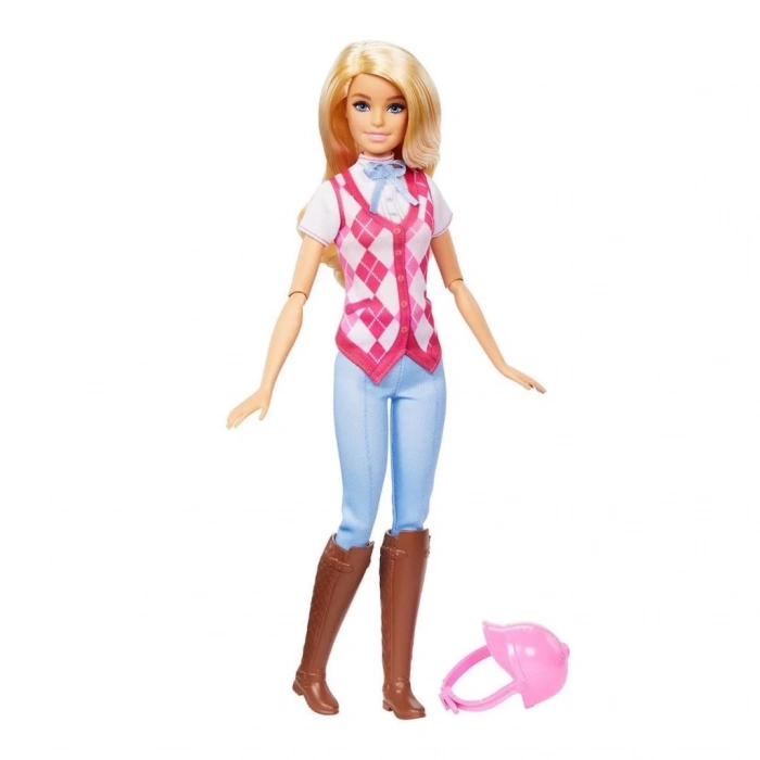 BFS   HXJ38 Barbie Binici Bebek - Malibu -Barbie Mysteries: The Great Horse Chase