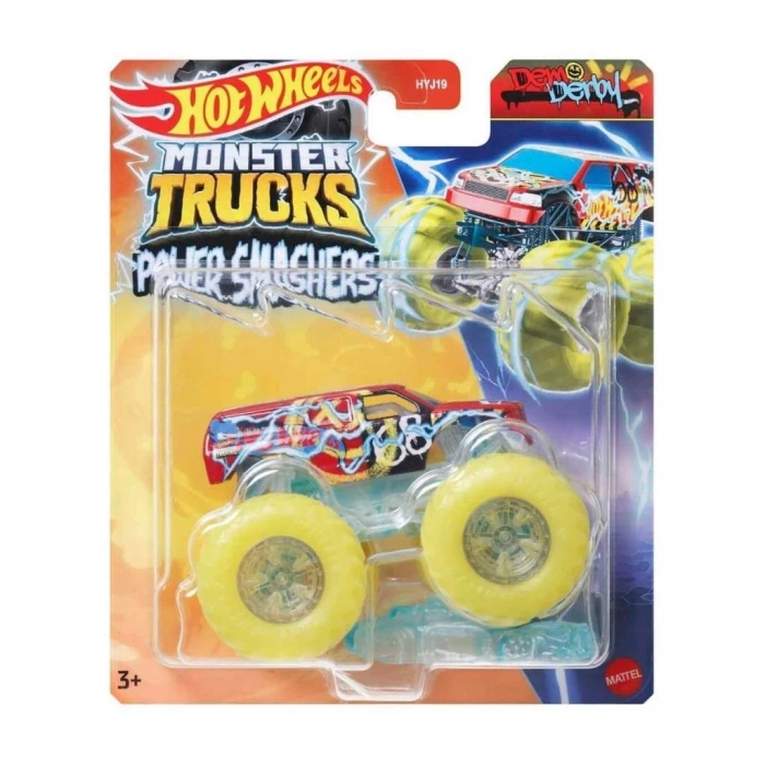 BFS   HYJ19 Hot Wheels Monster Trucks Power Smashers 1:64 Arabalar