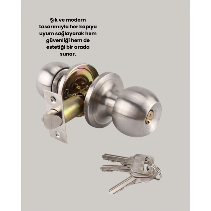 BFS İç ve Dış Mekan Uyumlu Giriş Tipi Topuzlu Kilit