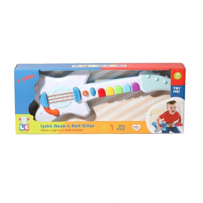 BFS   Işıklı Müzikli ve Çok Fonksiyonlu Rockn Roll Gitar