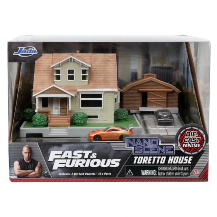 BFS   Jada F&F Nano Doms House Display Diorama