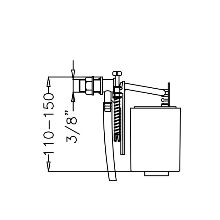 BFS Japar 3/8 Şok Kapatmalı Flatör