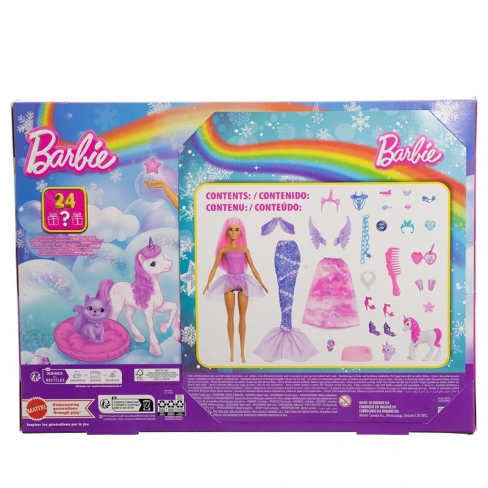 BFS  JFL66 Barbie Advent Calendar -Yılbaşı Özel Seti