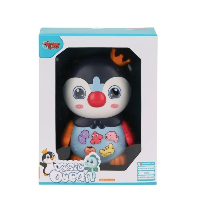 BFS   JLG-855-115A Işıklı ve Müzikli Penguen Pianosu -Vardem Oyuncak