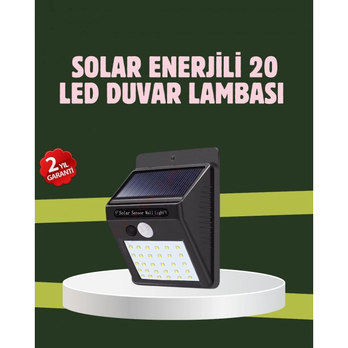 BFS Kablo Gerektirmeyen Solar LED Bahçe ve Veranda Işığı