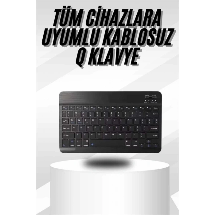 BFS Kablosuz Bluetooth Bağlantılı Taşınabilir Q Klavye Tüm Cihazlara Uyumlu