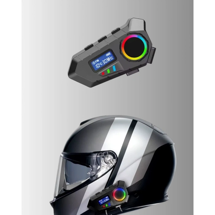 BFS Kablosuz Bluetooth İnterkom IP65 Suya Dayanıklı 40mm HD Ses ve 40 Saat Pil