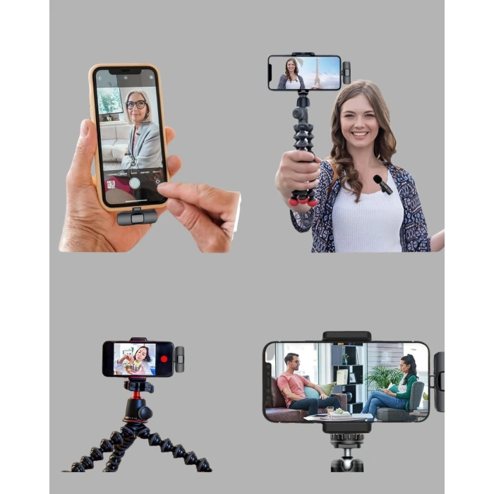 BFS Kablosuz Mikrofon - Telefon ve Bilgisayar Uyumlu