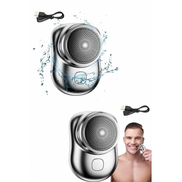 BFS Kablosuz Tıraş Makinesi Günlük Hızlı Taşınabilir Şarjlı Yuvarlak Paslanmaz Çelik