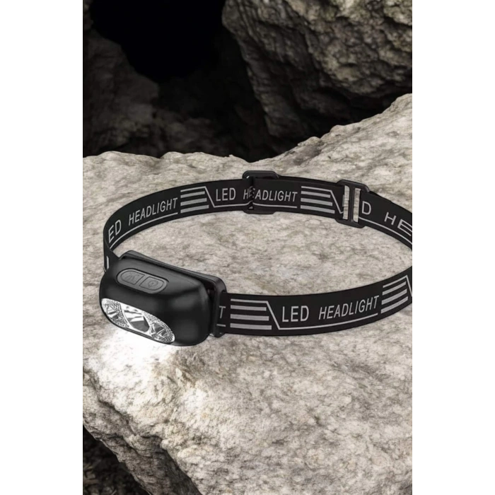 BFS Kamp Lambası Led Işık Kafa Lambası Balıkçı Lambası Ayarlanabilir