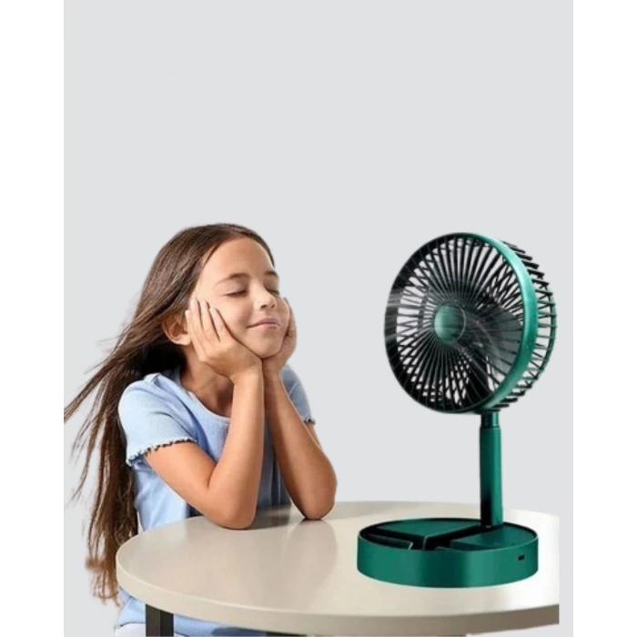 BFS Katlanabilir Mini Fan – 3 Kademeli Soğutma, Şarjlı