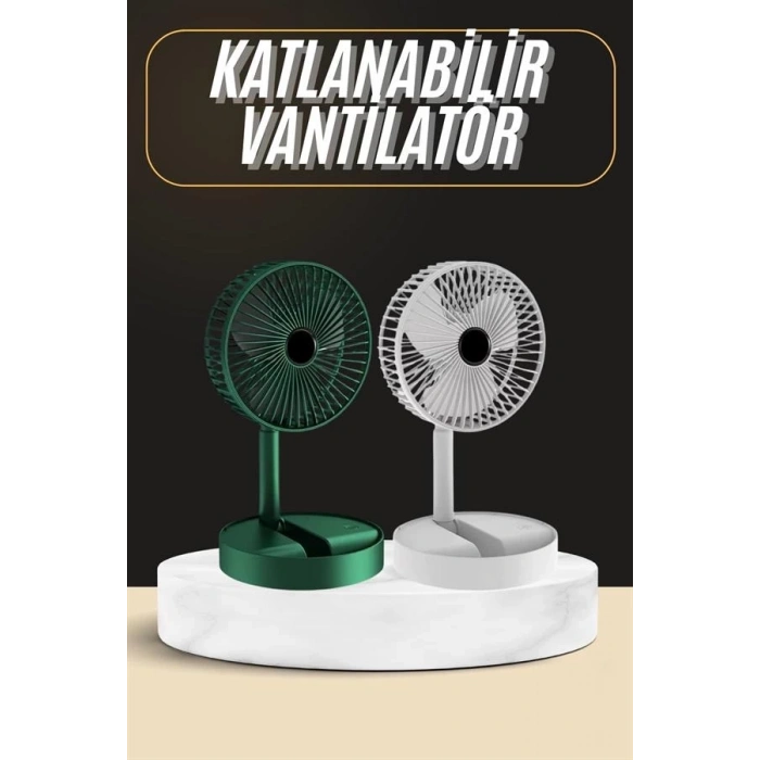 BFS Katlanabilir Usb Şarjlı Masaüstü Soğutucu Mini Fan Telefon Tutucu