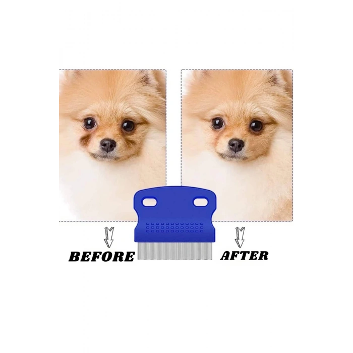 BFS Kedi Köpek Tüy Bit Pire Toplayıcı Toplama Temizleme Tarağı Tarak Seti 4lü Set