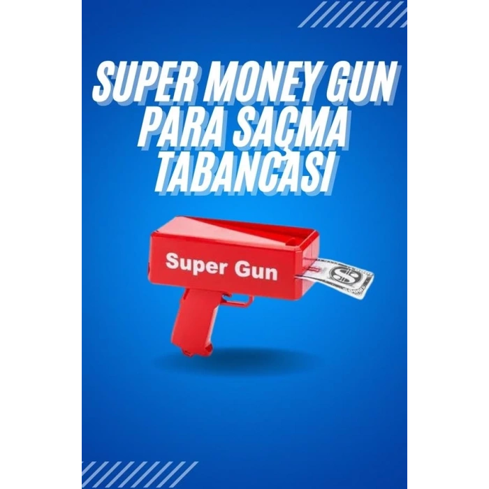 BFS Kırmızı Çocuklara Özel Para Fırlatma Makinesi Para Saçma Tabancası