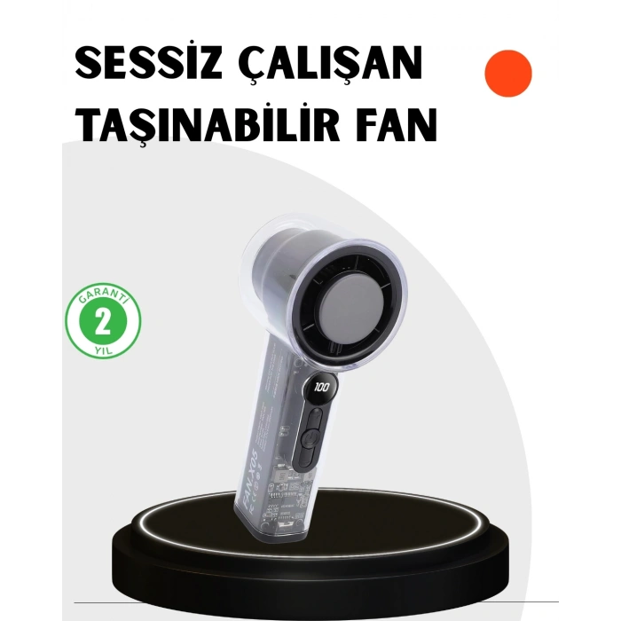 BFS Kompakt Dijital Ekranlı Fan | 100 Seviye Hız + Sessiz Çalışma