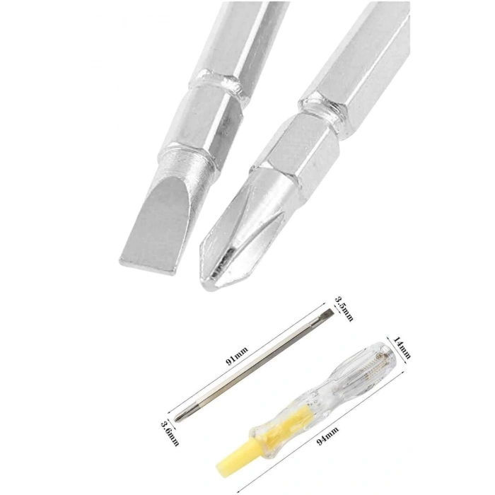 BFS Kontrol Kalemi Çift Taraflı Uçlu Elektrik Akım Test Cihazı