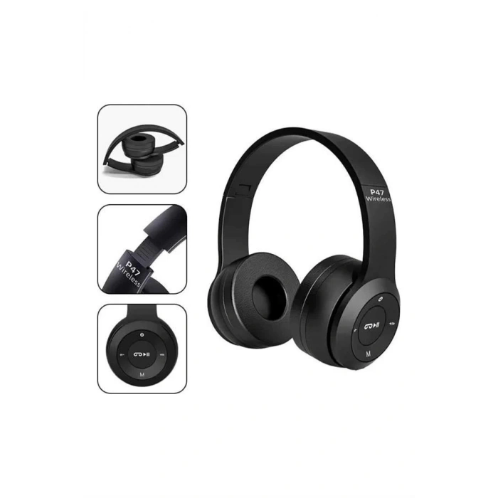 BFS Kulak Üstü Bluetooth Kulaklık Yüksek Ses Kaliteli Ayarlanabilir