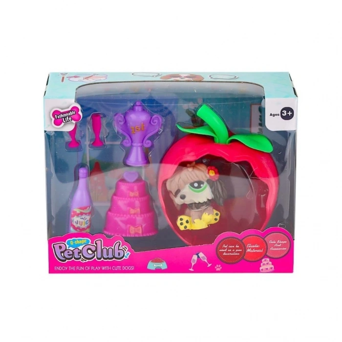 BFS   KZL-CL2103 1-4  Elmalı Pet Star Oyun Seti -Kızılkaya Oyuncak