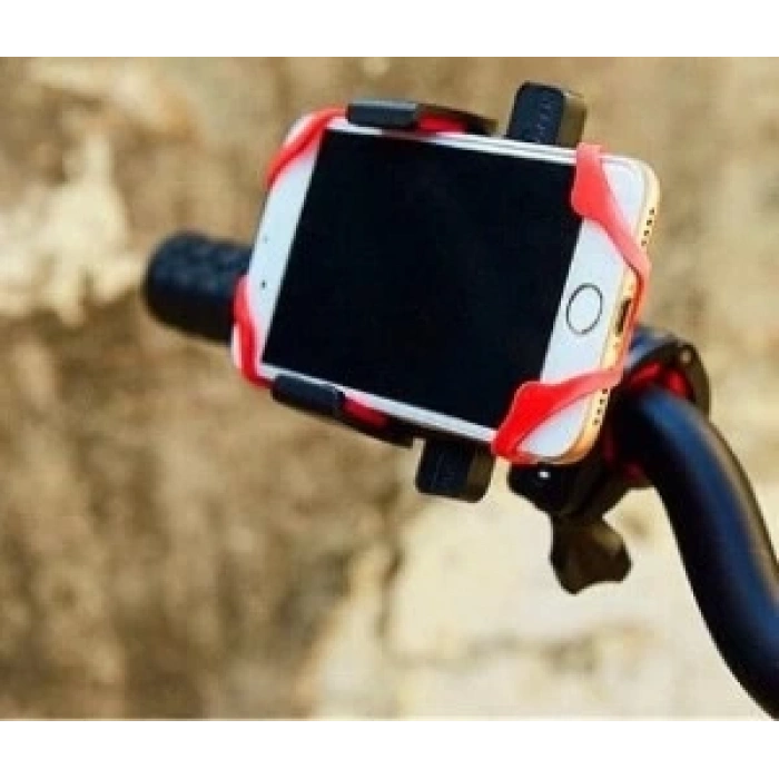 BFS  Lastik Destekli Standlı Bisiklet Telefon Tutucu