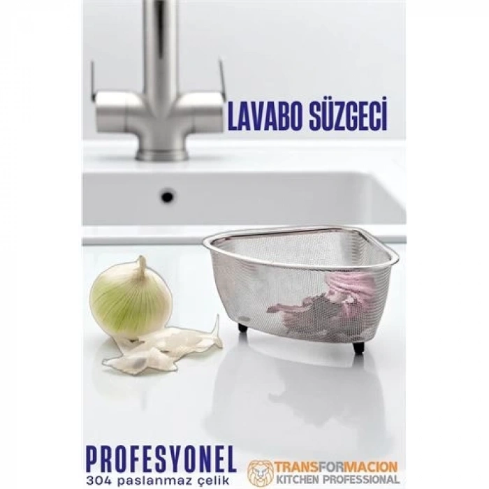 BFS  Lavabo Süzgeci -Lavabo Çöplüğü - Lavabo İçi Çöp Süzgeci 304 Paslanmaz Çelik