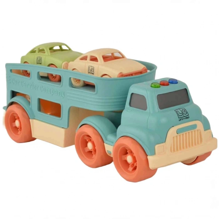 Mey İthalat® Sesli ve Işıklı Taşıyıcı Tır 3 Parça