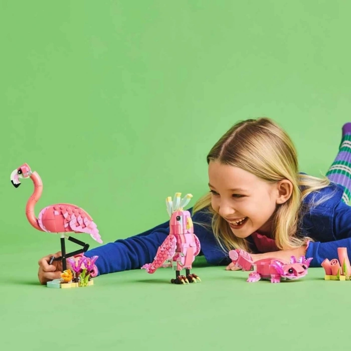 BFS  LEGO Creator 3’ü 1 Arada Vahşi Hayvanlar: Pembe Flamingo
