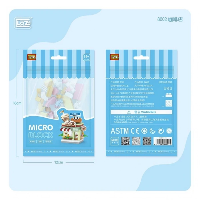 BFS   LZ8602 LOZ Blok Oyuncak Mini Poşet -Vagonlife