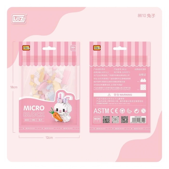 BFS   LZ8610 LOZ Blok Oyuncak Mini Poşet -Vagonlife