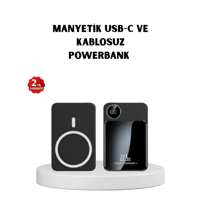 BFS MagSafe Uyumlu Powerbank 20W PD 15W