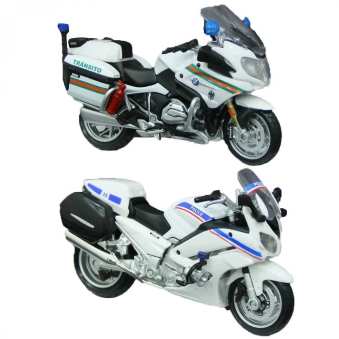 BFS   Maisto 1:18 Polis Motorsikleti