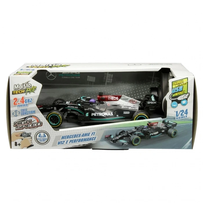 BFS   Maisto 1:24 Kumandalı Mercedes-AMG Petronas F1 W12 E Performance