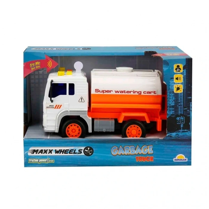 BFS  Maxx Wheels Sesli ve Işıklı Çevre Araçları 20 cm.