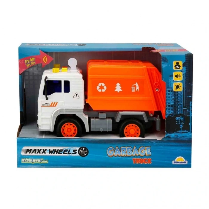 BFS  Maxx Wheels Sesli ve Işıklı Çevre Araçları 20 cm.