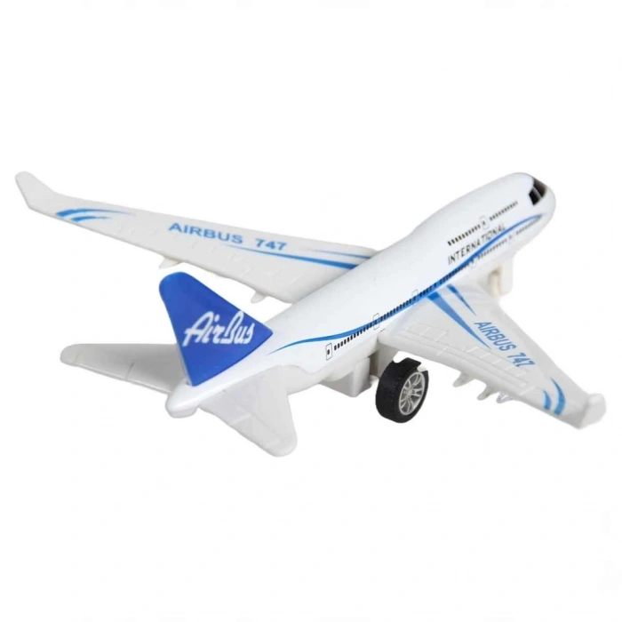 BFS   Metal Çekbırak Işıklı Sesli Yolcu Uçağı