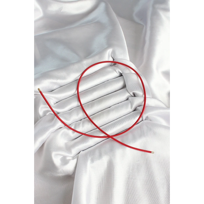 BFS Mıknatıslı  Koyu Kırmızı Renk Sarmal Kadın Bileklik