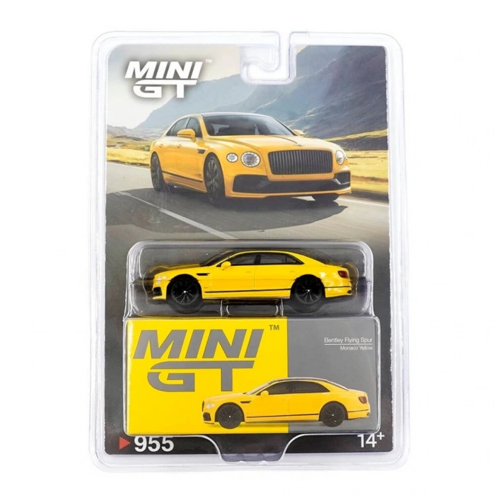 BFS  Mini GT 1/64 Bentley Flying Spur Monaco Yellow - Blister Paket