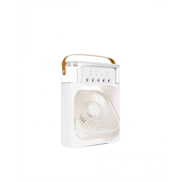 BFS Mini Klima Fan | USBli, 7 Renk Gece Işığı, 3ü 1 Arada Fonksiyon