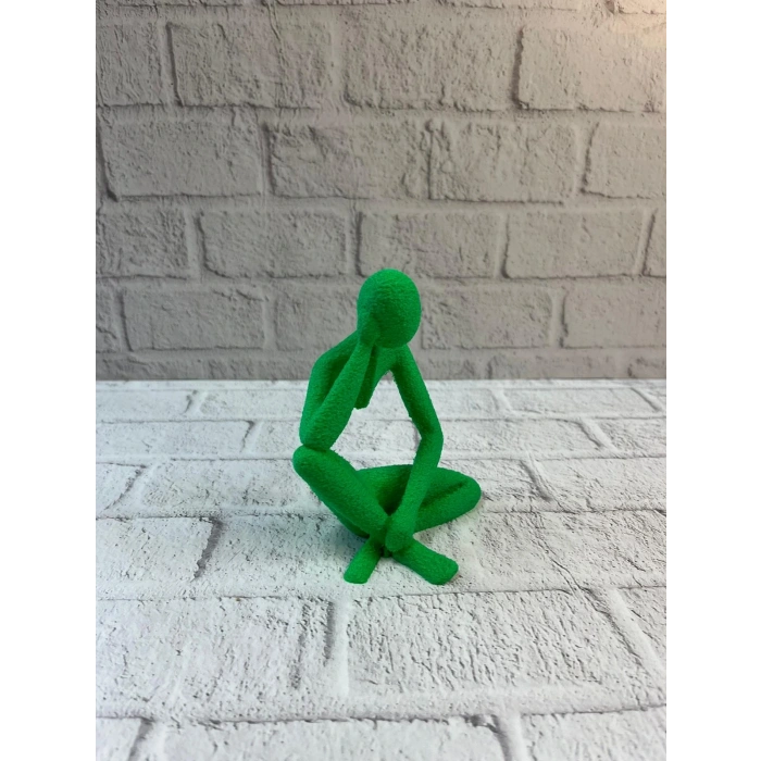 BFS Minimal İnsan Figürü Biblo Yeşil Ev ve Ofis Dekoru