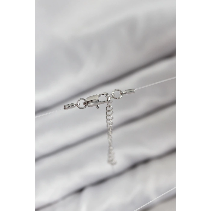 BFS Misineli Topcuk Model Gümüş Renk Hayalet Kolye