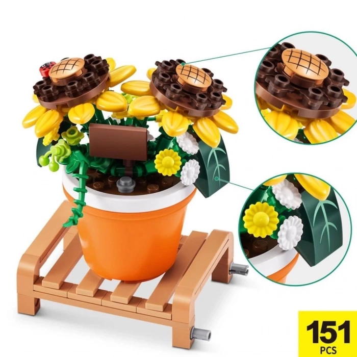 BFS   MNB08000 MAX Saksı Bitkileri sürprizi 151 parça