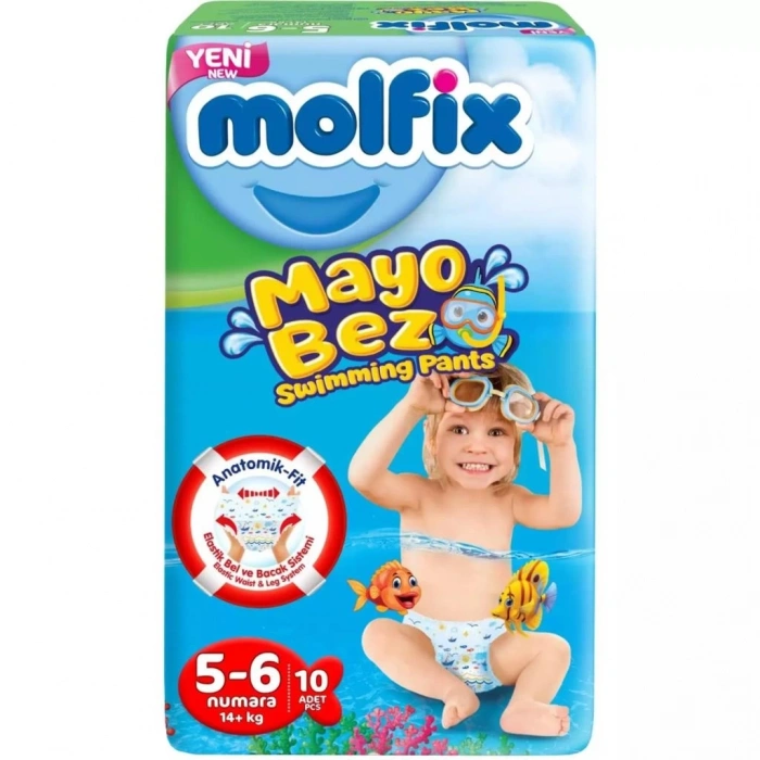 BFS   Molfix Mayo Bez 5-6 Beden 14+ Kg 10 Adet