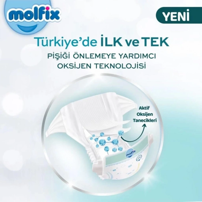 BFS   Molfix Premium Bebek Bezi Ultra Fırsat Paketi 5 Beden 11-18 Kg 66 Adet