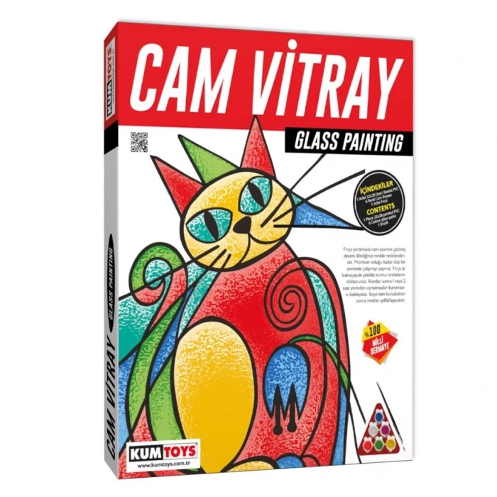 BFS Nessiworld 5001 KumToys Cam Vitray - Glass Painting / +6 yaş
