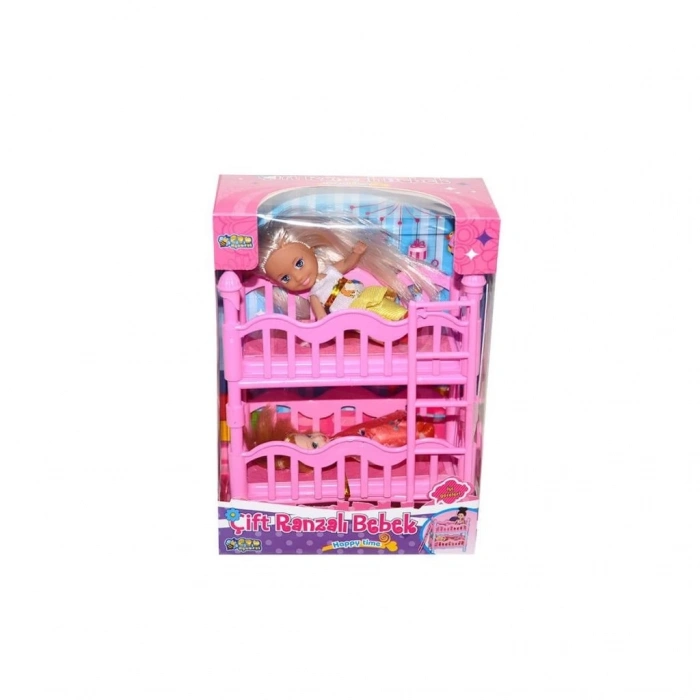 BFS Nessiworld K899-17  2 Katlı Kutulu Ranzalı Bebek  Seti-Halit Can Oyuncak